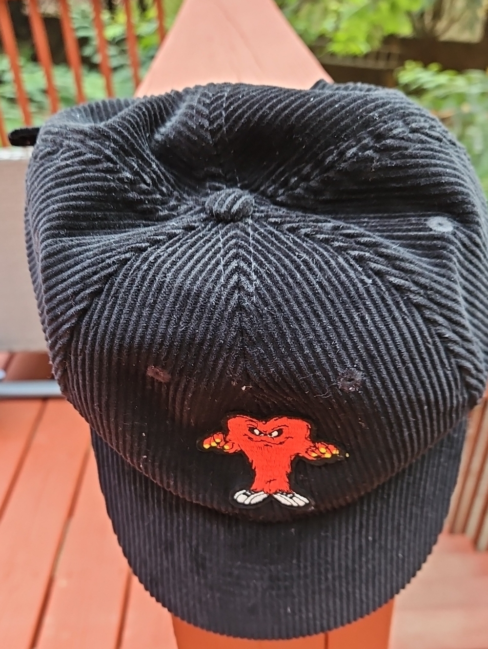 H&M  Black Limited Edition  Corduroy Gossamer Warner Bros  Cartoon Cap Hat OS